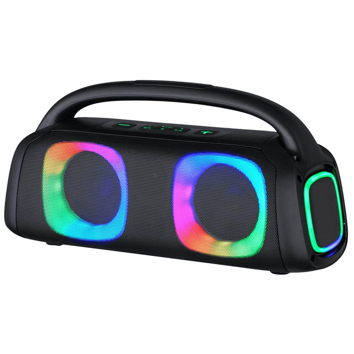 IQ Sound Portable Bluetooth Speaker with RGB Lights and TWS-Enhanced Stereo Sound Jupiter Gear Home