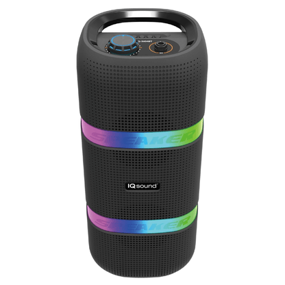 IQ Sound 2 x 4-Inch Portable Bluetooth TWS LED Speaker Jupiter Gear Home