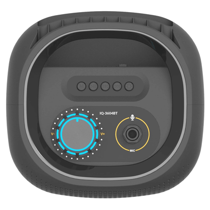 IQ Sound 2 x 4-Inch Portable Bluetooth TWS LED Speaker Jupiter Gear Home
