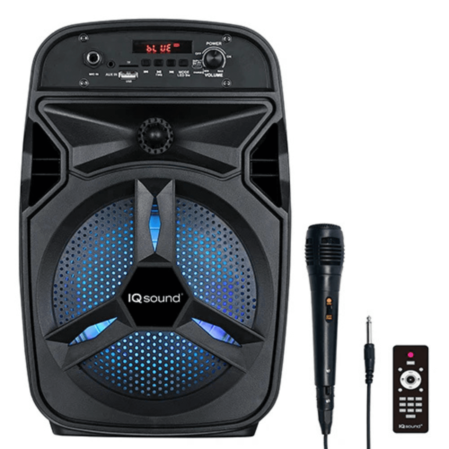 IQ Sound 8-Inch Portable Bluetooth TWS Speaker Jupiter Gear Home