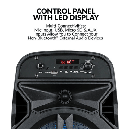 IQ Sound 8-Inch Portable Bluetooth TWS Speaker Jupiter Gear Home