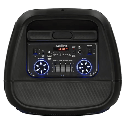 IQ Sound 12-Inch Portable Bluetooth Party Speaker with TWS Jupiter Gear Home