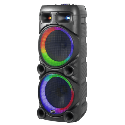 IQ Sound 2x12-Inch Portable Bluetooth Party Speaker Jupiter Gear Home