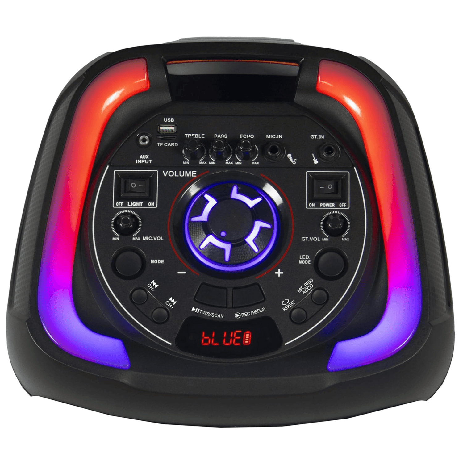 IQ Sound 2x12-Inch Portable Bluetooth Party Speaker Jupiter Gear Home