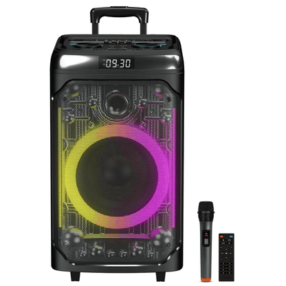 IQ Sound CYBER FLEX12 12-Inch Portable Bluetooth Party Speaker Jupiter Gear Home