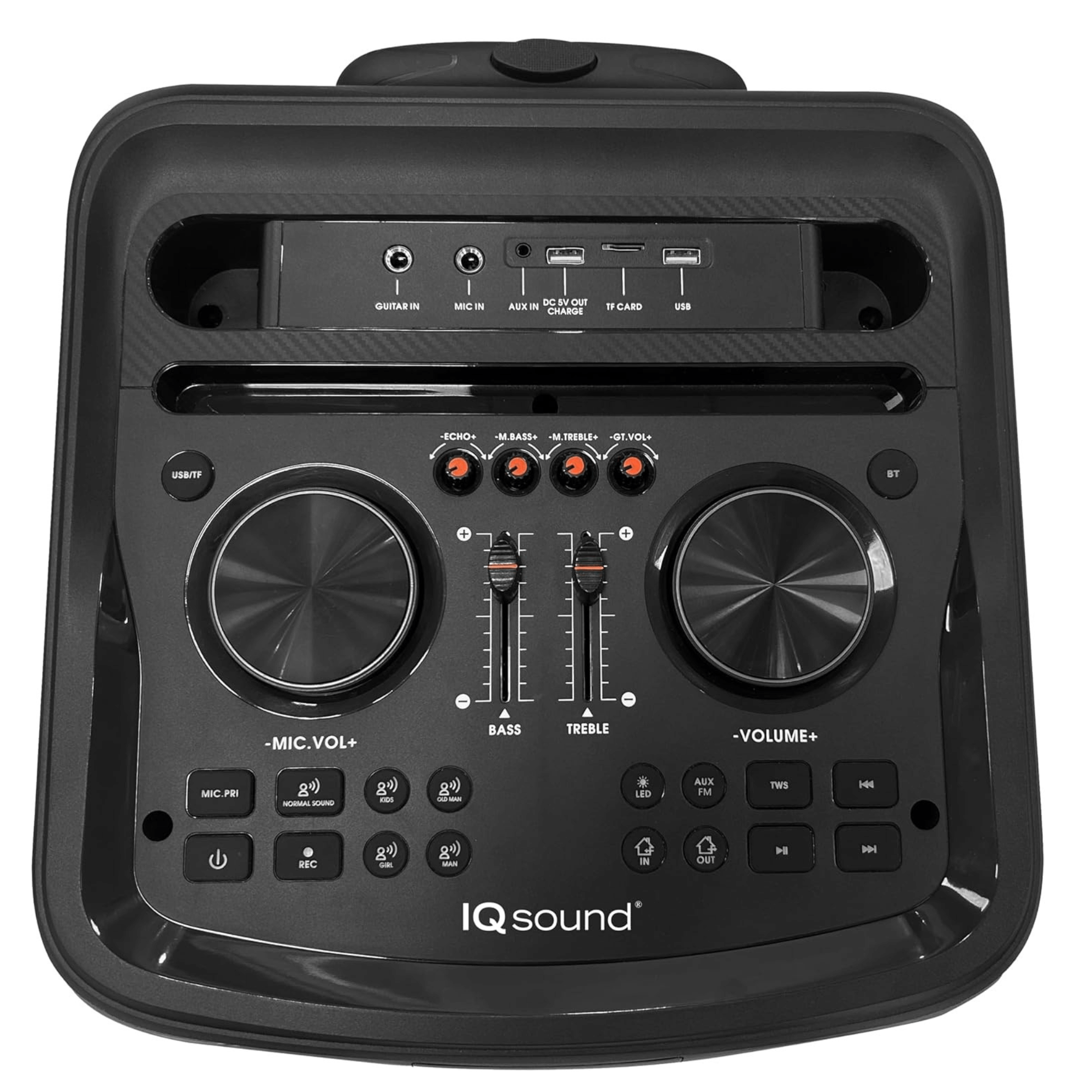 IQ Sound CYBER FLEX12 12-Inch Portable Bluetooth Party Speaker Jupiter Gear Home