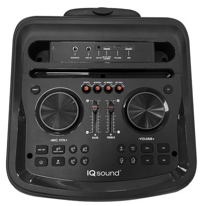 IQ Sound CYBER FLEX12 12-Inch Portable Bluetooth Party Speaker Jupiter Gear Home