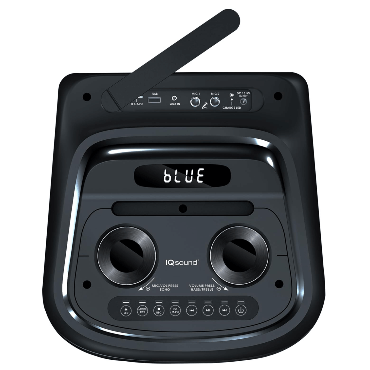 IQ Sound TorusFLEX 2x10-Inch Portable Bluetooth DJ Speaker Jupiter Gear Home