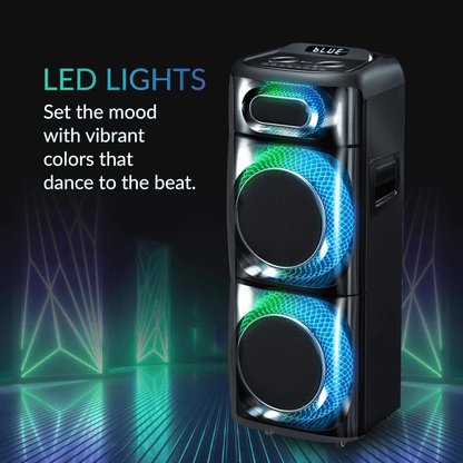 IQ Sound TorusFLEX 2x10-Inch Portable Bluetooth DJ Speaker Jupiter Gear Home