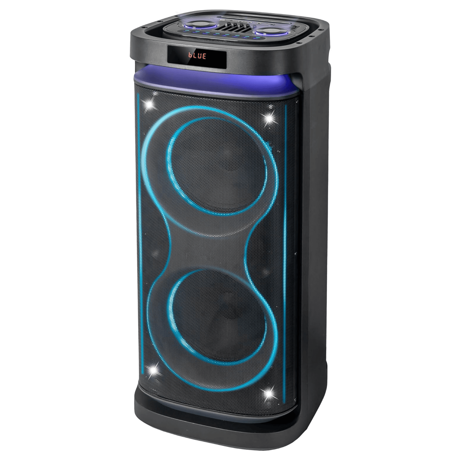 IQ Sound 2x10-Inch Portable Bluetooth DJ Speaker Jupiter Gear Home