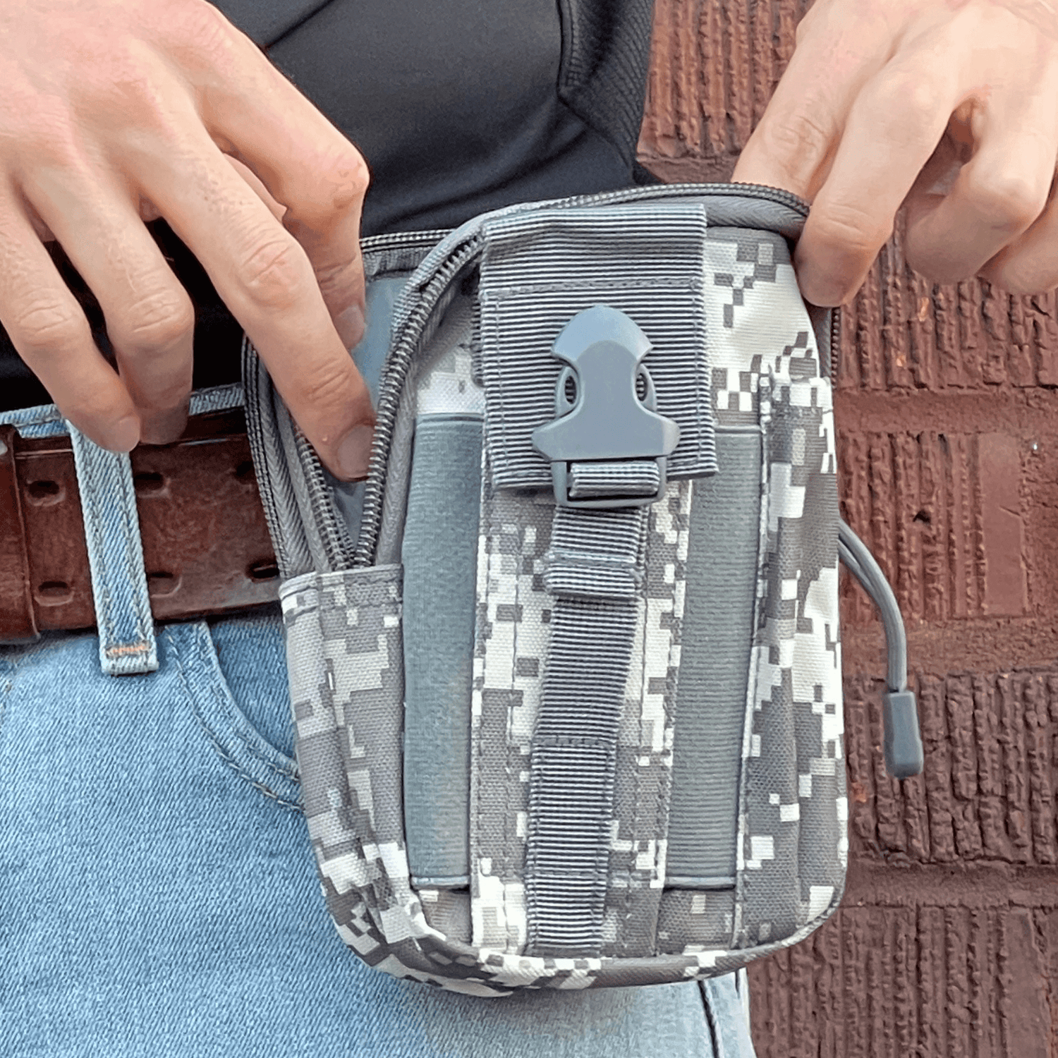JupiterGear Tactical MOLLE Military Pouch Waist Bag for Hiking, Running and Outdoor Activities Jupiter Gear Home