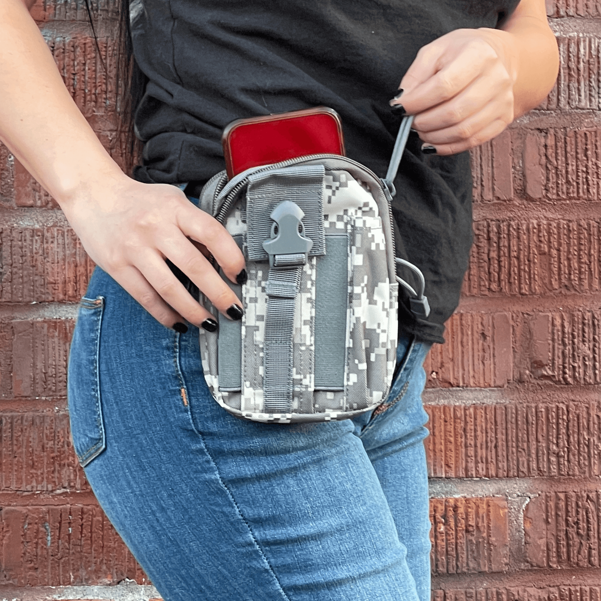 JupiterGear Tactical MOLLE Military Pouch Waist Bag for Hiking, Running and Outdoor Activities Jupiter Gear Home