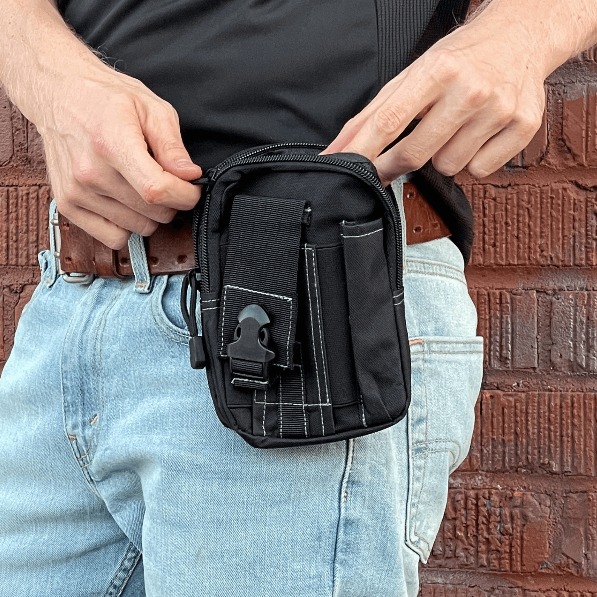JupiterGear Tactical MOLLE Military Pouch Waist Bag for Hiking, Running and Outdoor Activities Jupiter Gear Home