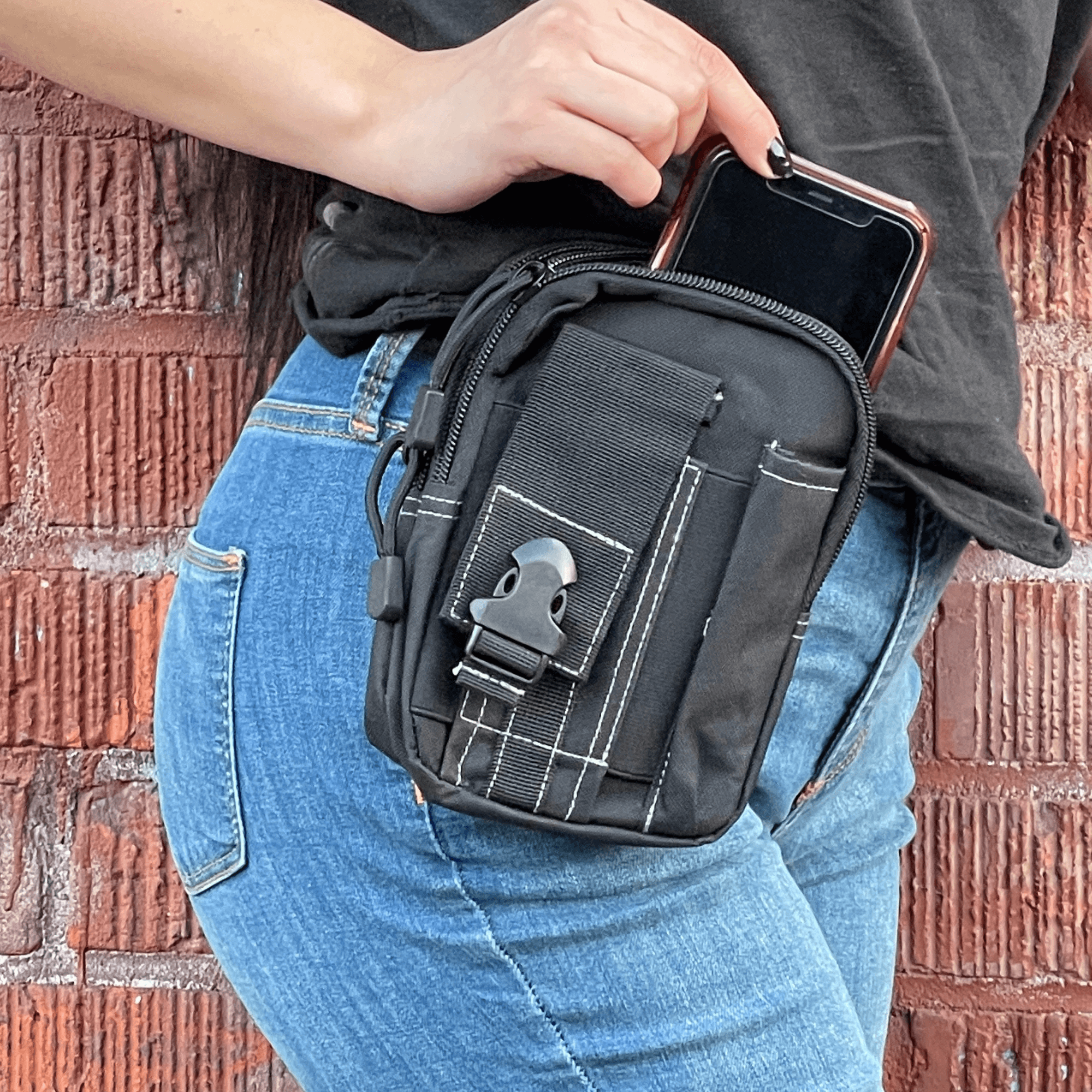 JupiterGear Tactical MOLLE Military Pouch Waist Bag for Hiking, Running and Outdoor Activities Jupiter Gear Home