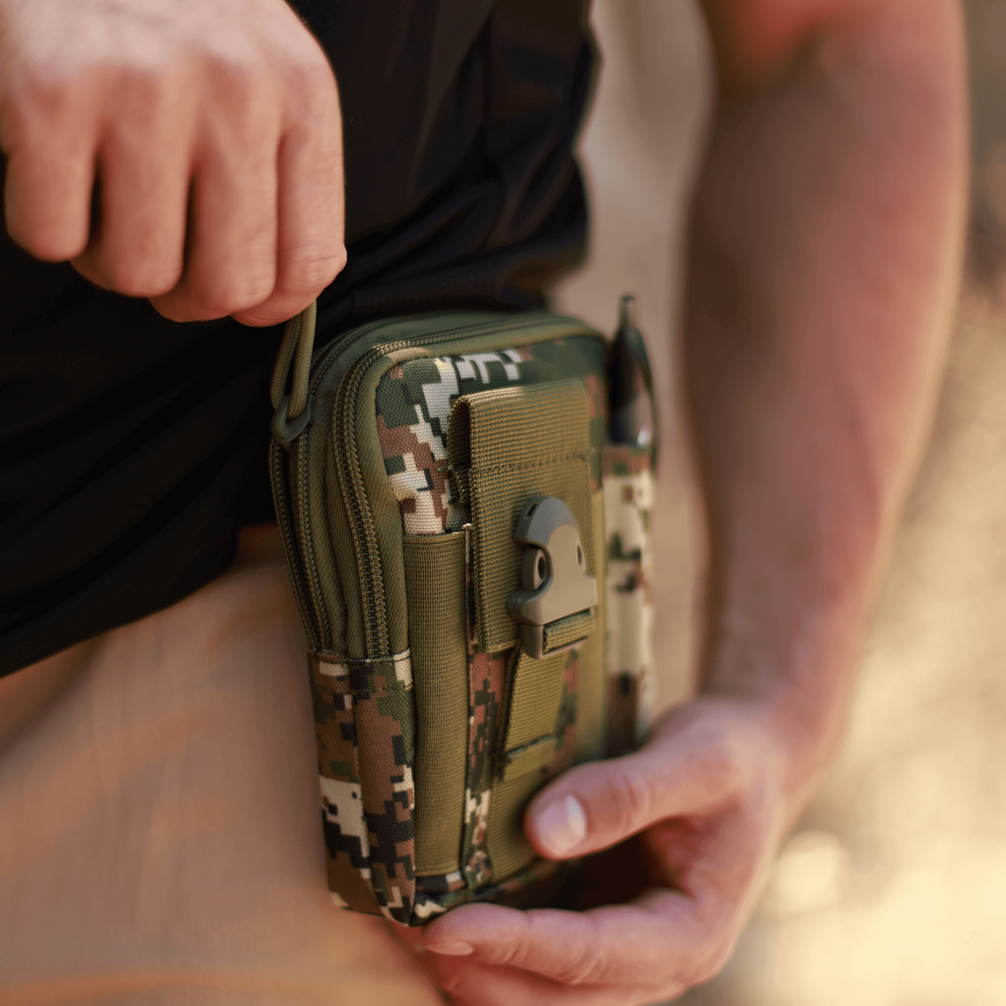 JupiterGear Tactical MOLLE Military Pouch Waist Bag for Hiking, Running and Outdoor Activities Jupiter Gear Home