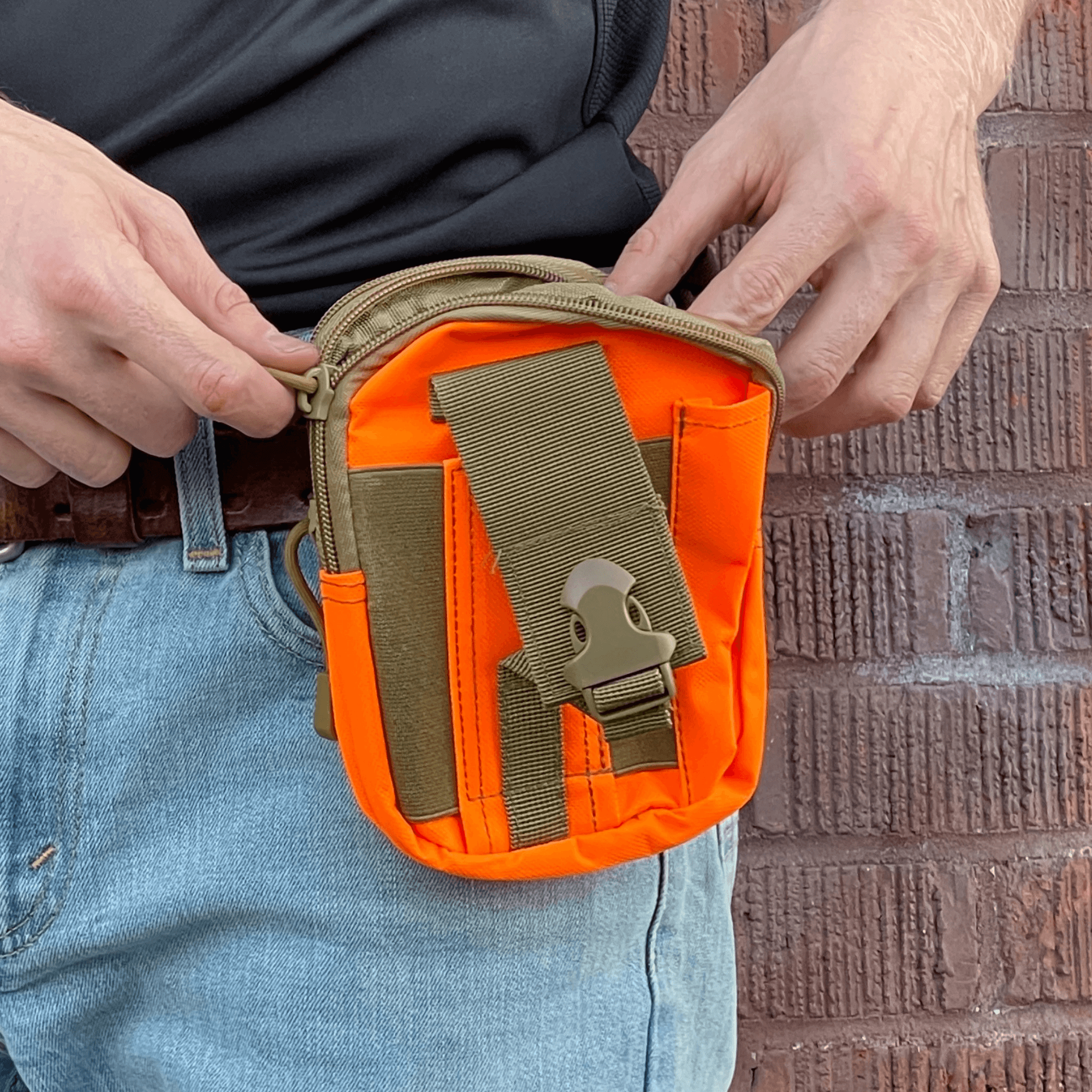 JupiterGear Tactical MOLLE Military Pouch Waist Bag for Hiking, Running and Outdoor Activities Jupiter Gear Home