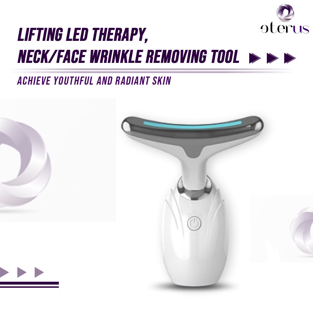Neck &amp; Face Lifting LED Therapy Device DC-eterus