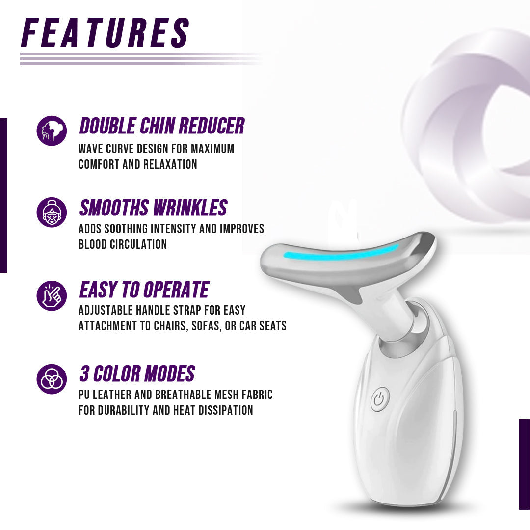 Neck &amp; Face Lifting LED Therapy Device DC-eterus