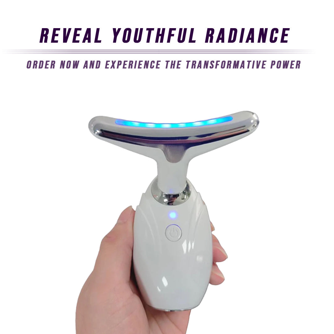 Neck &amp; Face Lifting LED Therapy Device DC-eterus