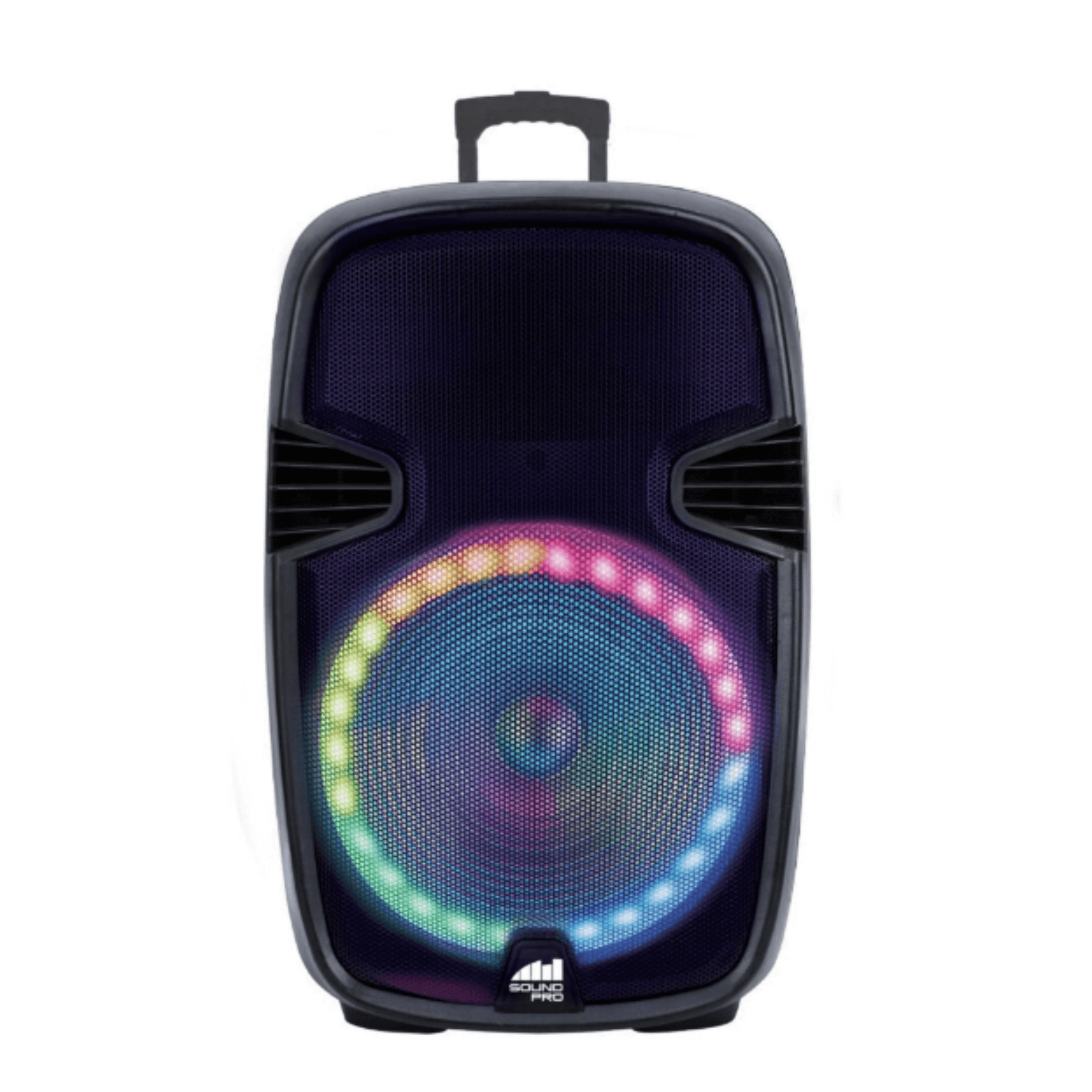 Naxa Portable 15” Bluetooth Party Speaker with Circular Multi-Color Disco Light (NDS-1521) Jupiter Gear Home