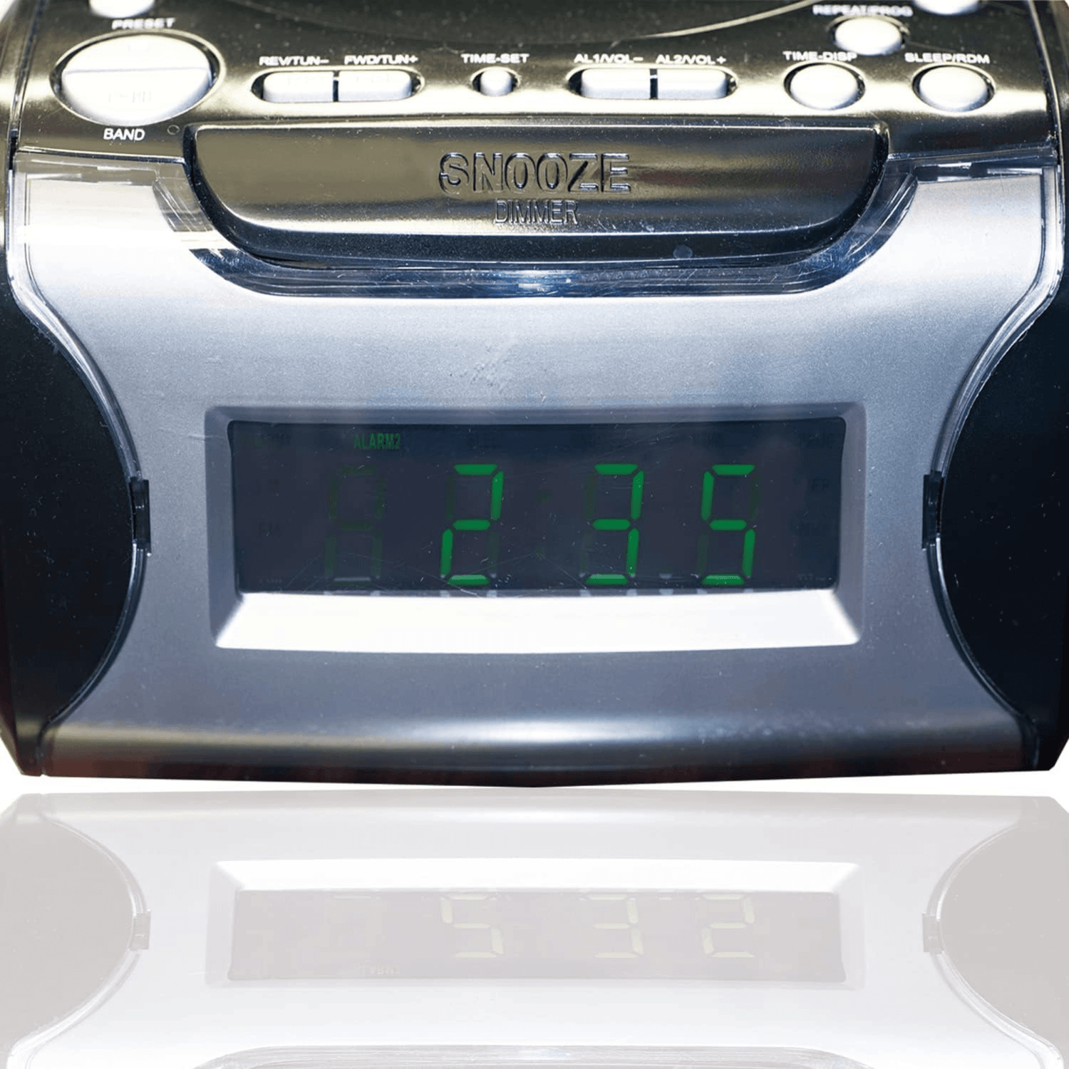 Naxa Dual Alarm Clock Radio with CD Player and USB Charge Port Jupiter Gear Home