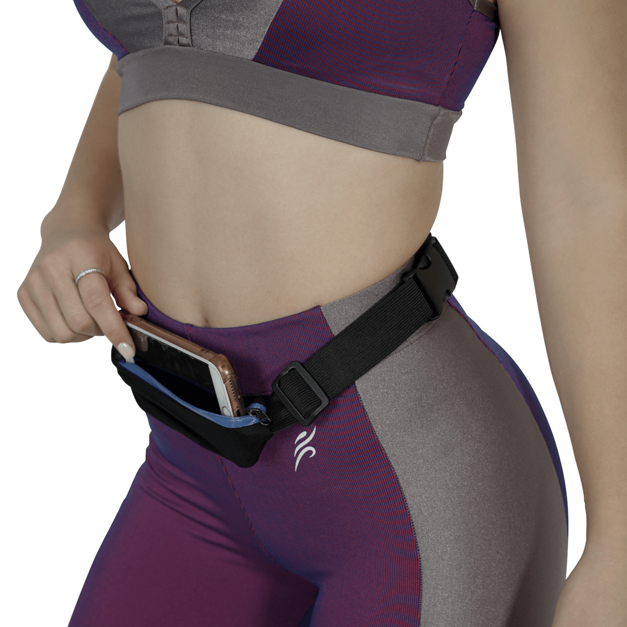 JupiterGear Dual Pocket Running Belt Sports and Travel Fanny Pack for Jogging, Cycling and Outdoors Jupiter Gear Home