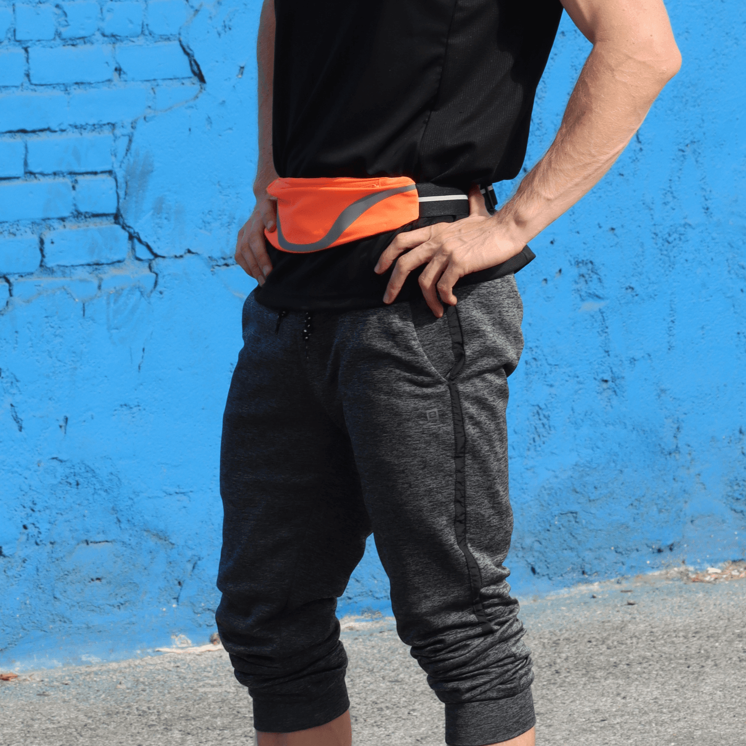 JupiterGear Water-Resistant Sport Waist Pack Running Belt with Reflective Strip Jupiter Gear Home