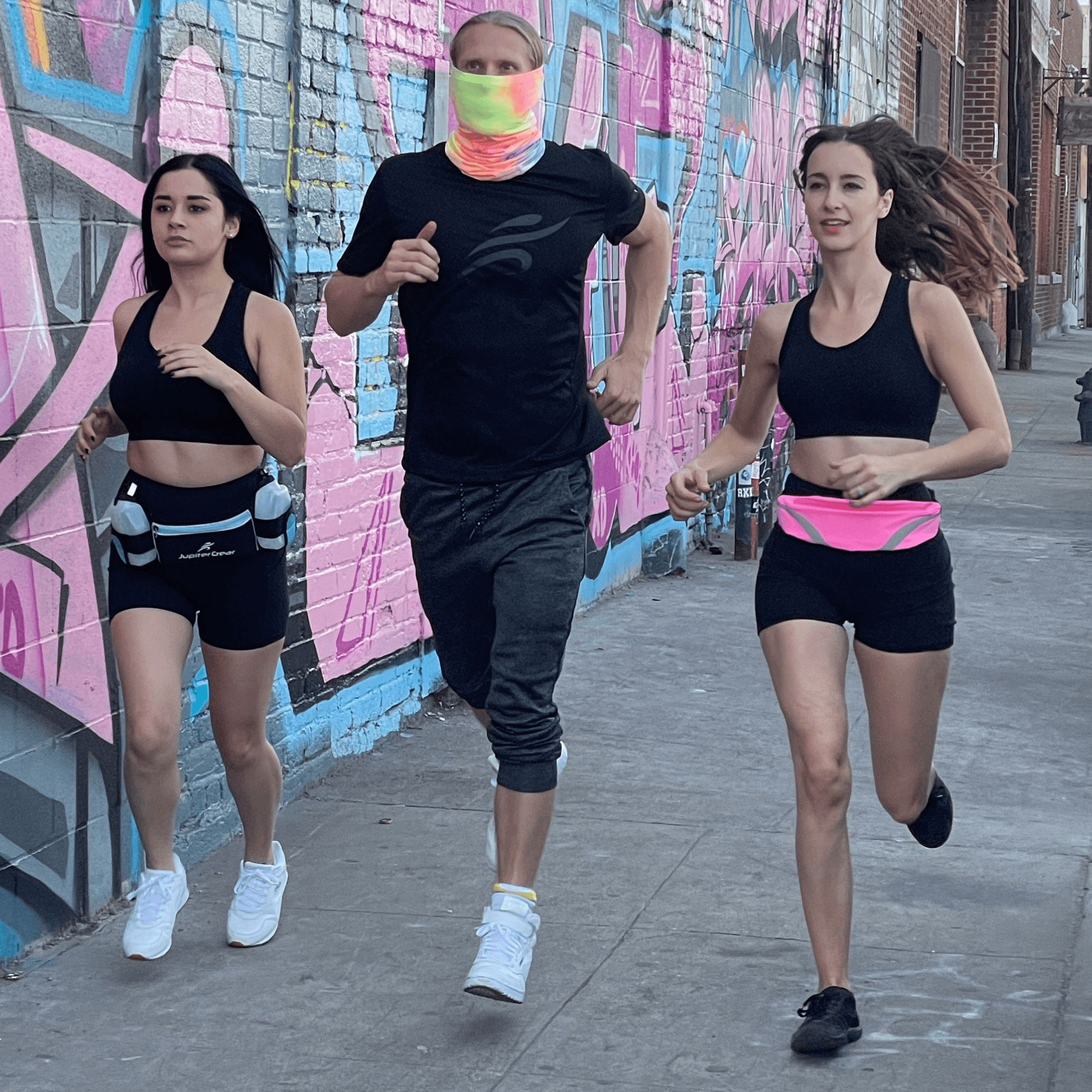 JupiterGear Water-Resistant Sport Waist Pack Running Belt with Reflective Strip Jupiter Gear Home