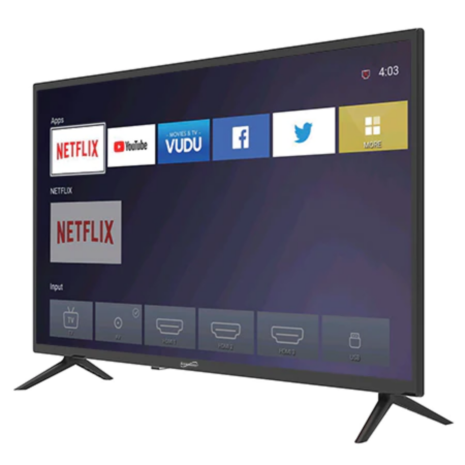 Supersonic 32" Smart HDTV 1080p Widescreen LED TV with USB &amp; HDMI Inputs (SC-3216STV) Jupiter Gear Home