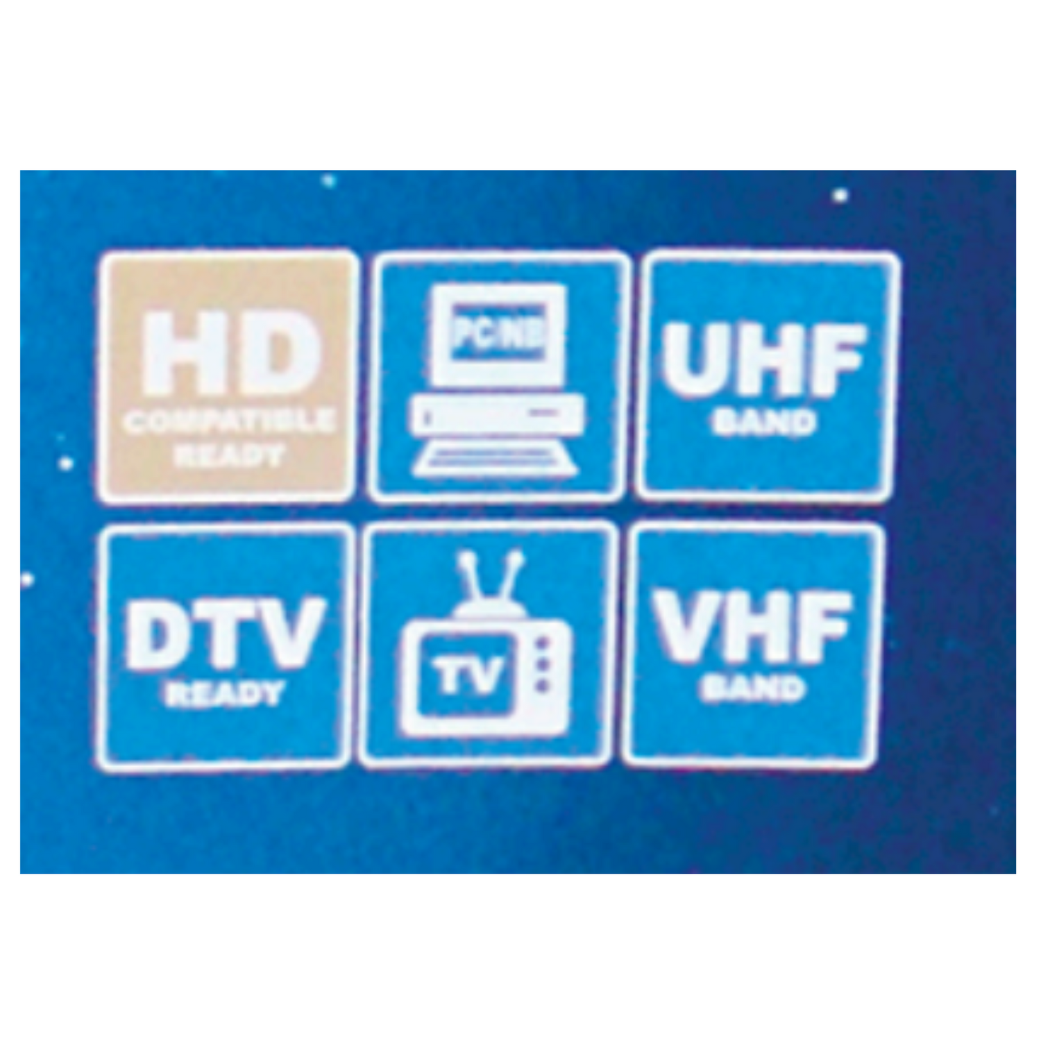 Naxa Ultra-Thin Flat Panel Style Powered Antenna For HDTV and ATSC Digital TV Jupiter Gear Home