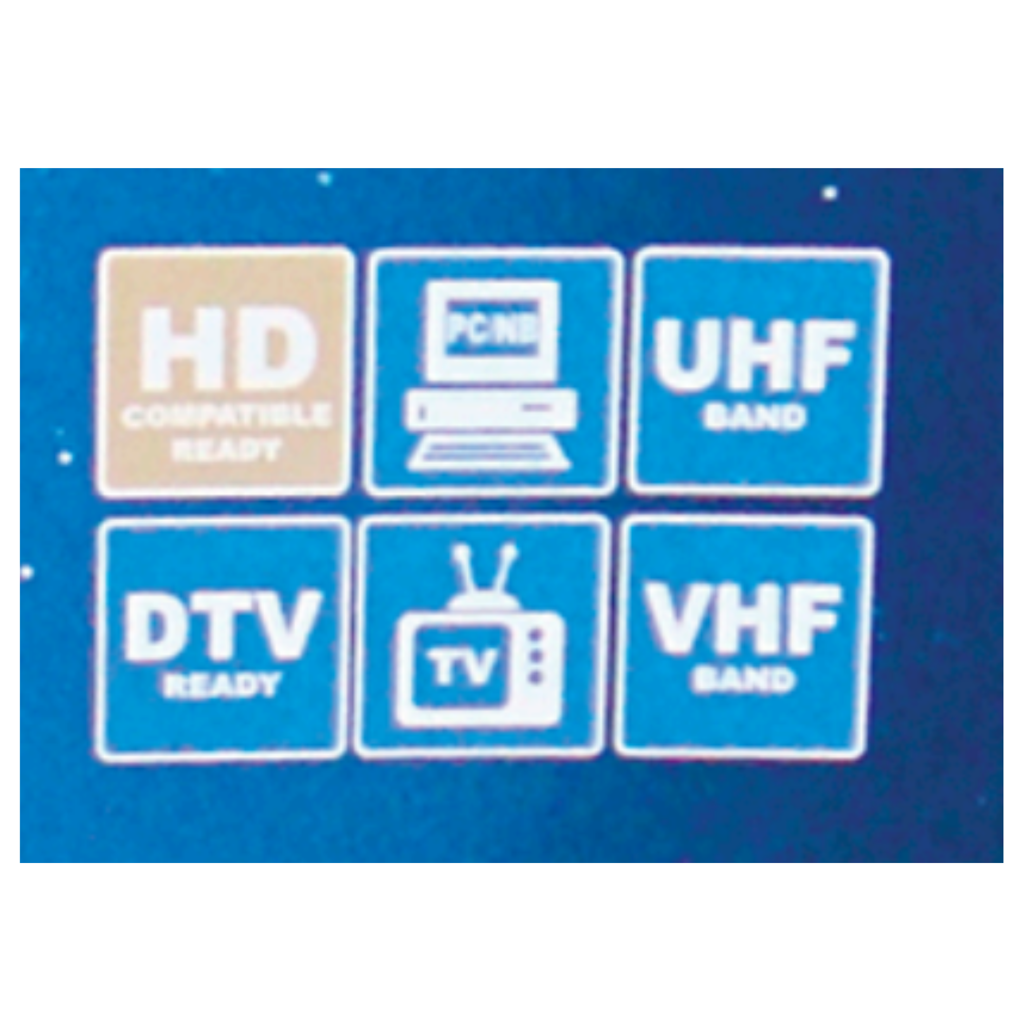 Naxa Ultra-Thin Flat Panel Style Powered Antenna For HDTV and ATSC Digital TV Jupiter Gear Home