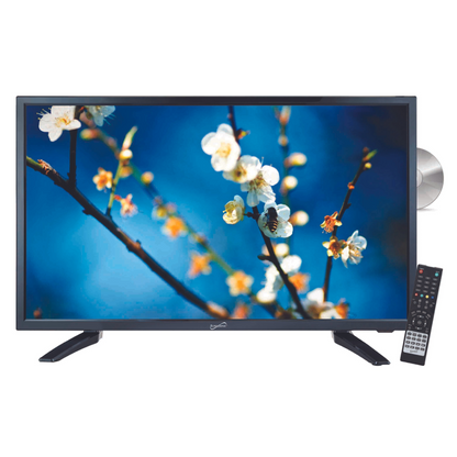 Supersonic 22" 12 Volt ACDC LED HDTV with DVD Player, USB, SD Card Reader and HDMI (SC-2212) Jupiter Gear Home