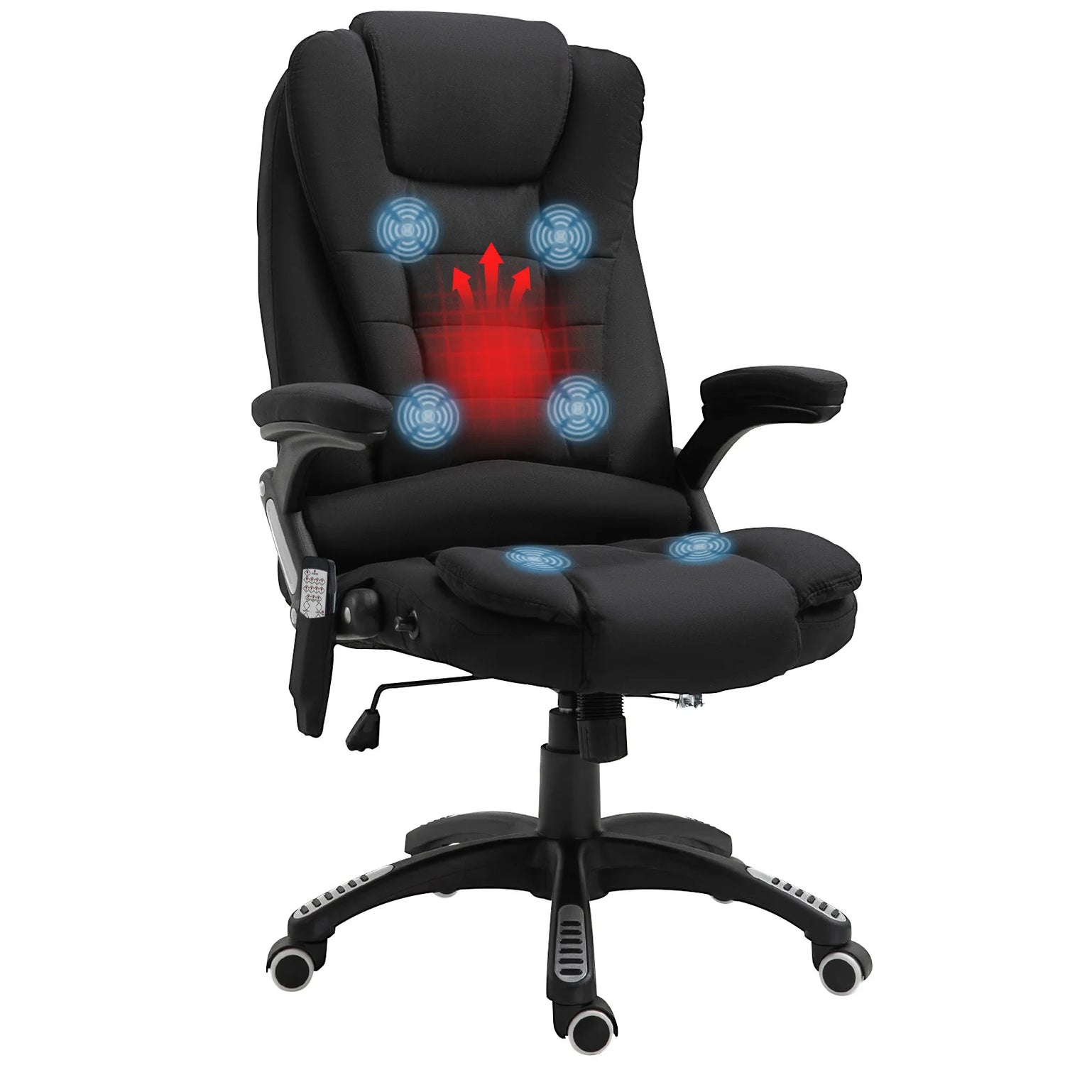 Vinsetto Reclining Massage Chair with 6 Massage Points 68X72X110-120Cm Taj Home Store