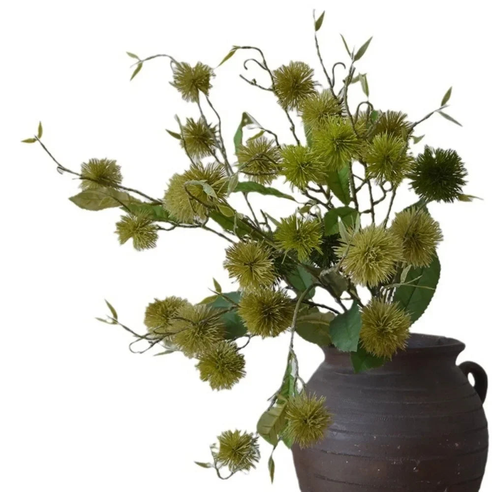 Artificial Plants Dandelion Bouquet Vases for Home Decor Wedding Decorative Fake Flowers Needlework Ornamental Flowerpot Taj Home Store