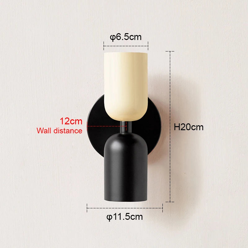 Nordic living room wall lamp
