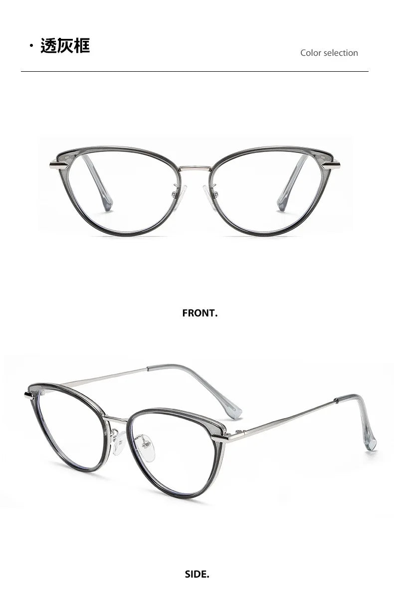 2025 Fashion Cat Eye Photochromic Myopia Glasses for Women Outdoor Color Changing UV Protection Sunglasses Near Sight Eyeglasses Taj Home Store