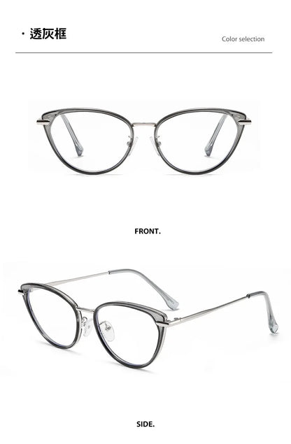 2025 Fashion Cat Eye Photochromic Myopia Glasses for Women Outdoor Color Changing UV Protection Sunglasses Near Sight Eyeglasses Taj Home Store