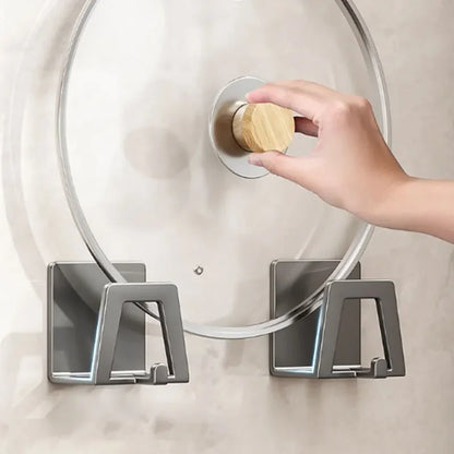 4/1pcs Stainless Steel Sponge Holder Self Adhesive Sink Drain Drying Sponges Racks Shelf Kitchen Storage Wall Holders Organizer Taj Home Store