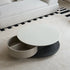 Modern Home Furniture Round Coffee Table with Storage for Living Room Apartment Taj Home Store