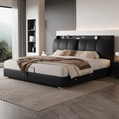 Bedroom Storage Bed Modern Corium Wedding Luxury Bed Corium Double Recamaras Matrimoniales Completas Muebles Home Furniture Taj Home Store