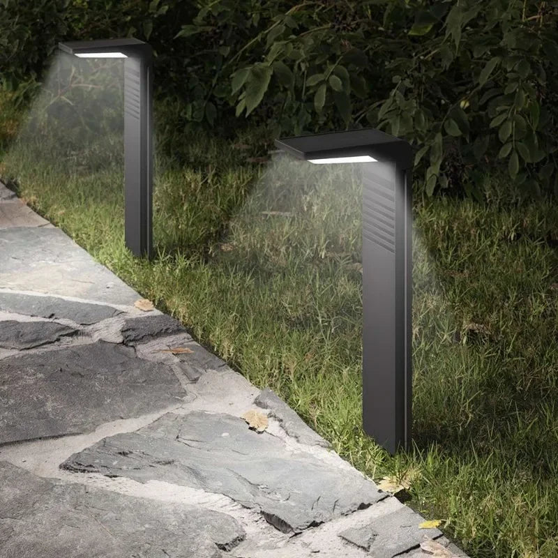 Solar Courtyard Lights Household Outdoor Landscape Lights Park Road Waterproof Lawn Lights Garden Floor Plug-in Lights Taj Home Store