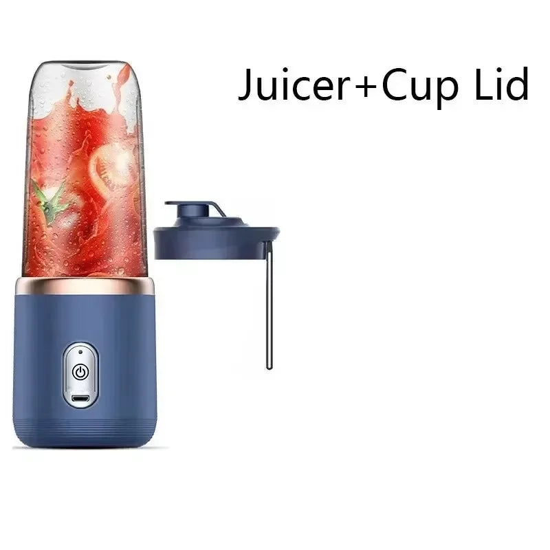 6 Color 400ml Portable USB Blender Electric Travel Juicer Cup For Smoothie Milkshake Kitchen Mini Mixer Tool Taj Home Store