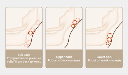 3D Multifunctional Waist and Back Massage Chair Shoulder and Cervical Kneading Tuina Hips Vibration Full Body Massager Taj Home Store