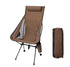 Westtune Portable Folding Camping Chair with Headrest Lightweight Tourist Chairs Aluminum Alloy Fishing Chair Outdoor Furniture Taj Home Store