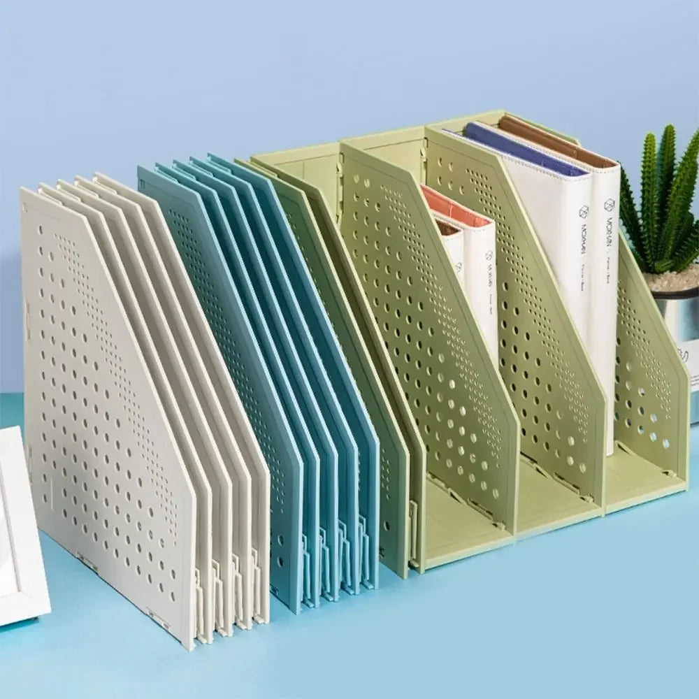 File Organizer Retractable File Holder Creative Foldable Desktop Bookend Bookshelf Adjustable File Storage Rack Office Supply Taj Home Store