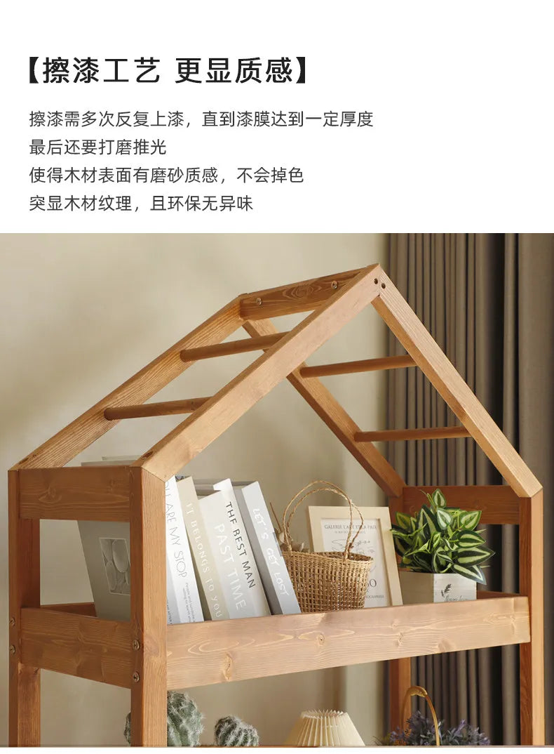Garden Black Plant Stands Wooden Pots Shelf Patio Plant Stands Flower Outside Giardino Arredamento Esterno Terrace Furniture Taj Home Store