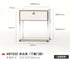 Bedside Table Milk White Bedroom Modern Minimalist Living Room Side Cabinet Storage Cabinet Taj Home Store