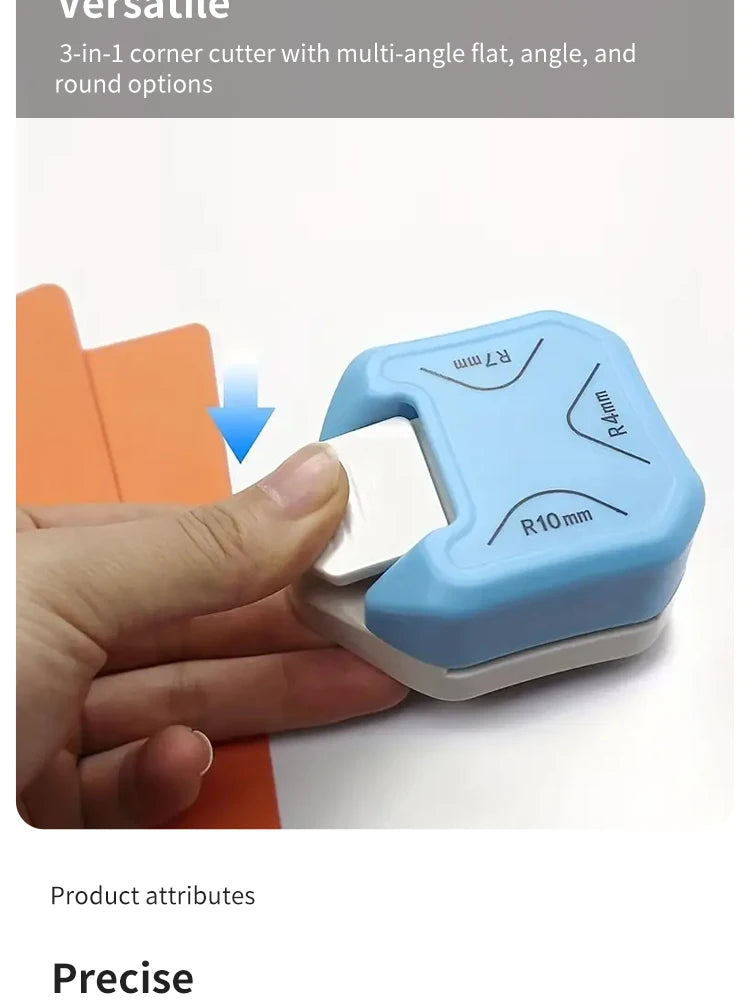 Three-in-one Corner Rounders Corner Embosser Corner Cutter, DIY Photo Card Business Card Cutter round Cutter Paper Cutter Taj Home Store