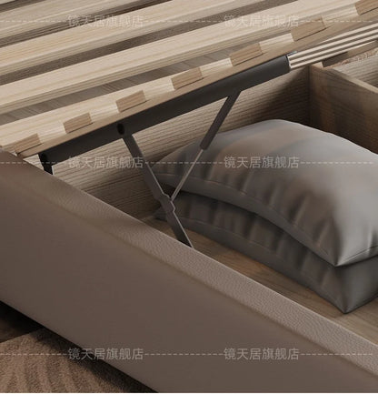 Bedroom Storage Bed Modern Corium Wedding Luxury Bed Corium Double Recamaras Matrimoniales Completas Muebles Home Furniture Taj Home Store