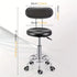 Heavy-Duty 181.44 KG Capacity Bar Stool with Backrest - Hydraulic Height Adjustment, 360° Swivel Base, PU Leather Cushion Taj Home Store